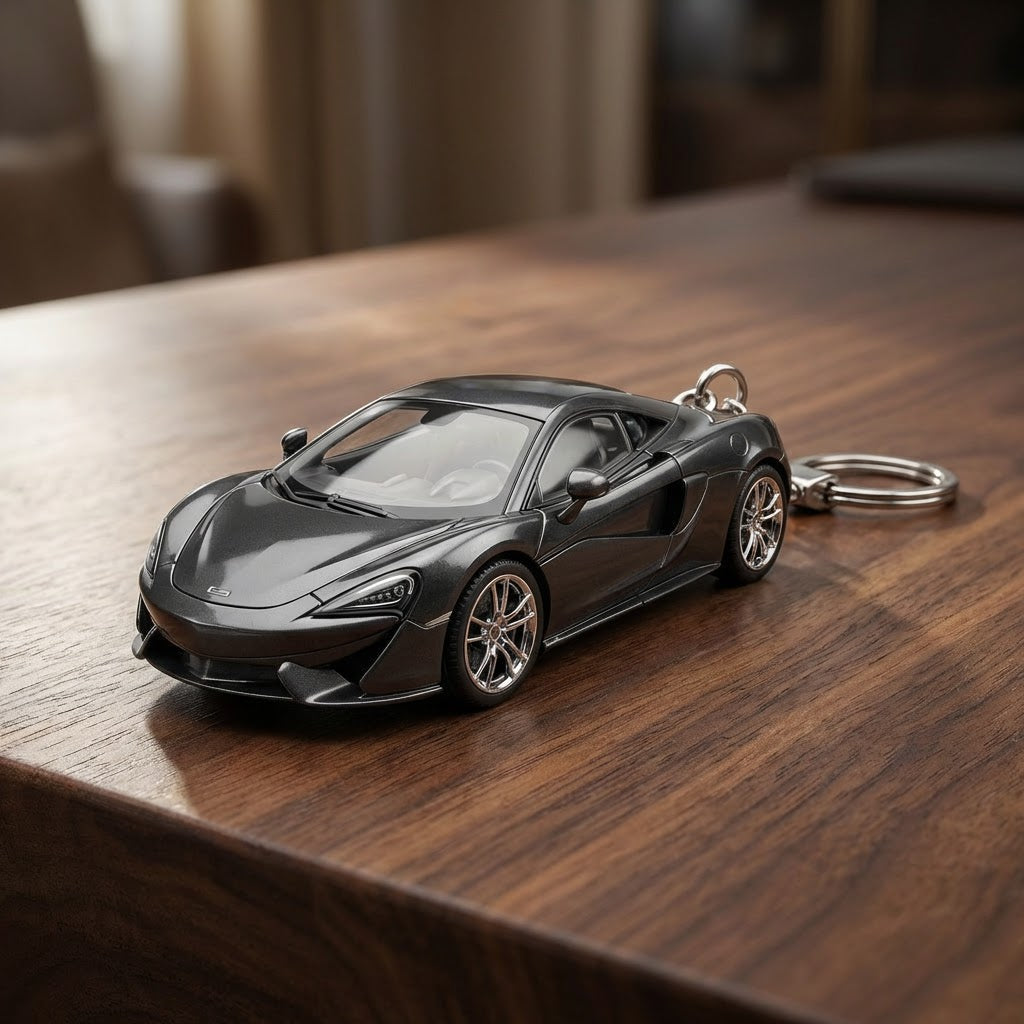 Graphite Racer Keychain